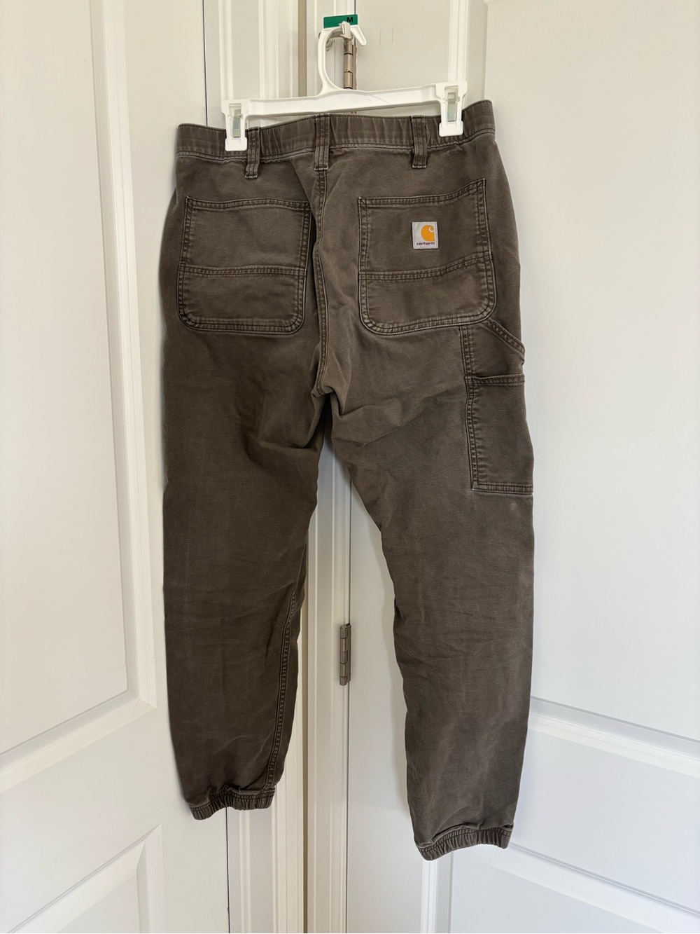 Carhartt Men’s Gray Work Pants - Durable Utility Carpenter Trousers